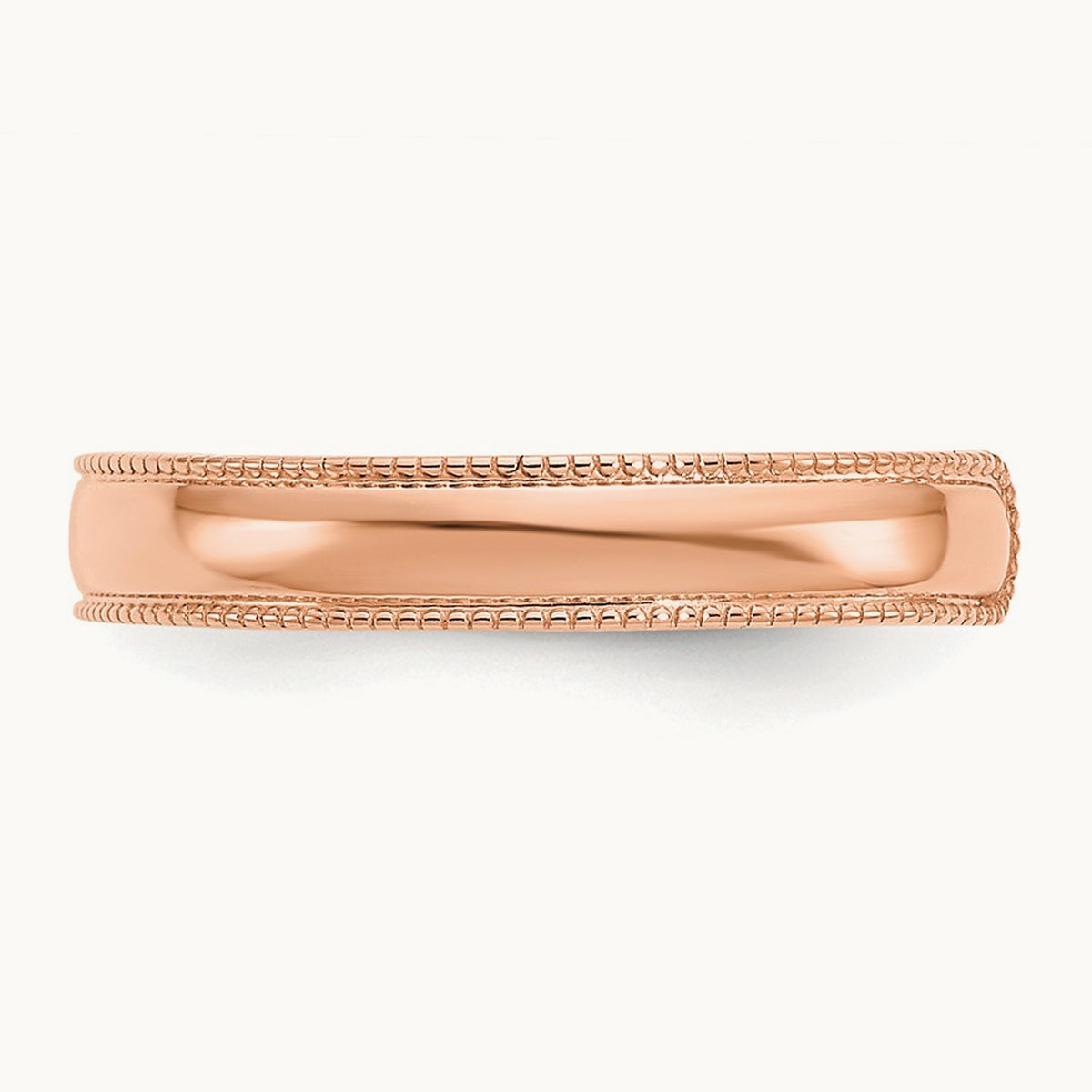 Milgrain Adjustable Toe Ring — 14K Rose Gold