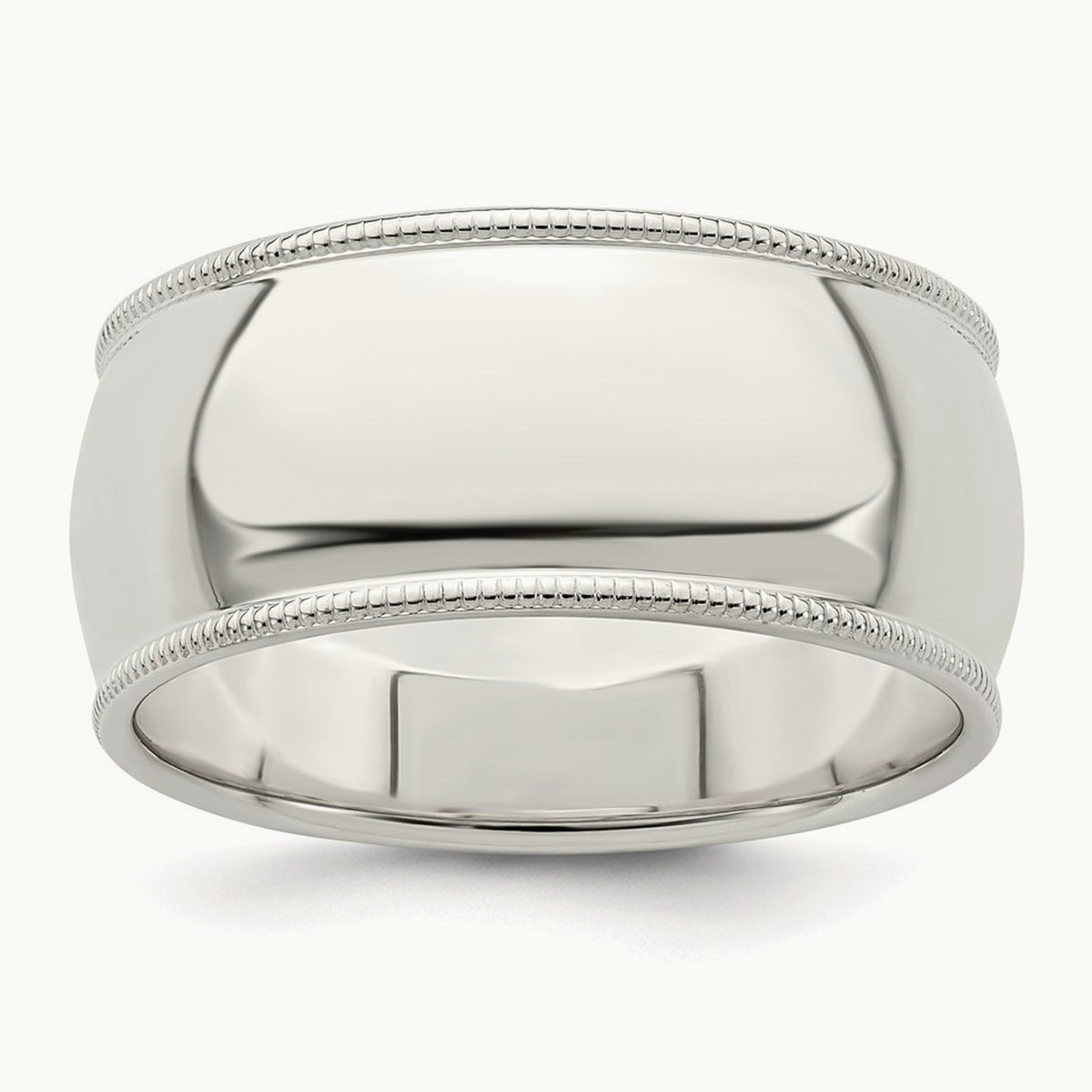 Half Round Milgrain Band — photo set (2)