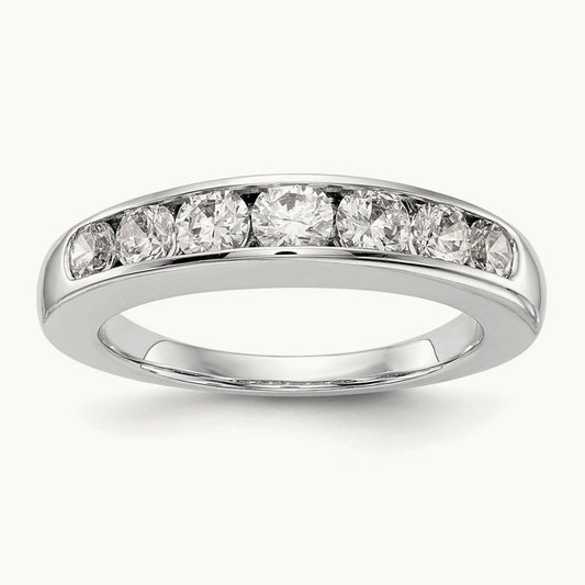 7-Stone Channel Band, 1.00 ct tw