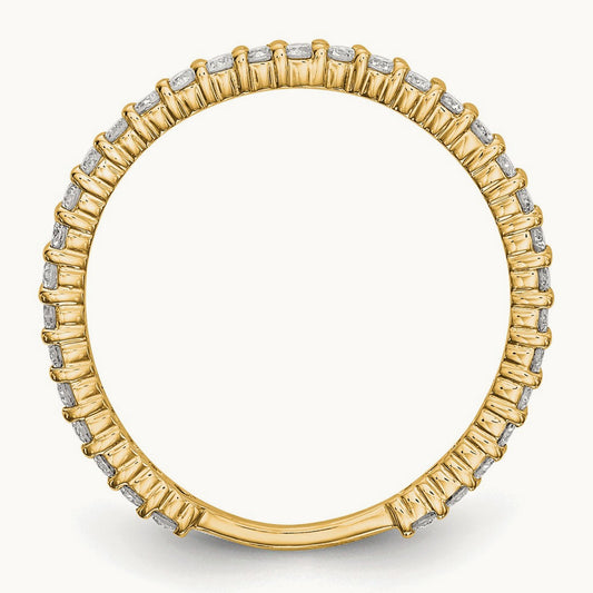 Diamond Band — 14K Yellow Gold, 7