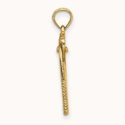 3-D Moveable Pliers Charm, 14K