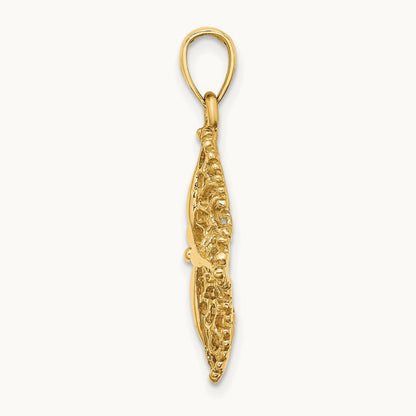 Starfish Filigree Charm — 14K Yellow Gold