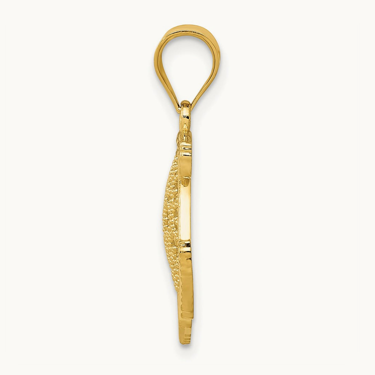 Filigree Fish Pendant, 14K