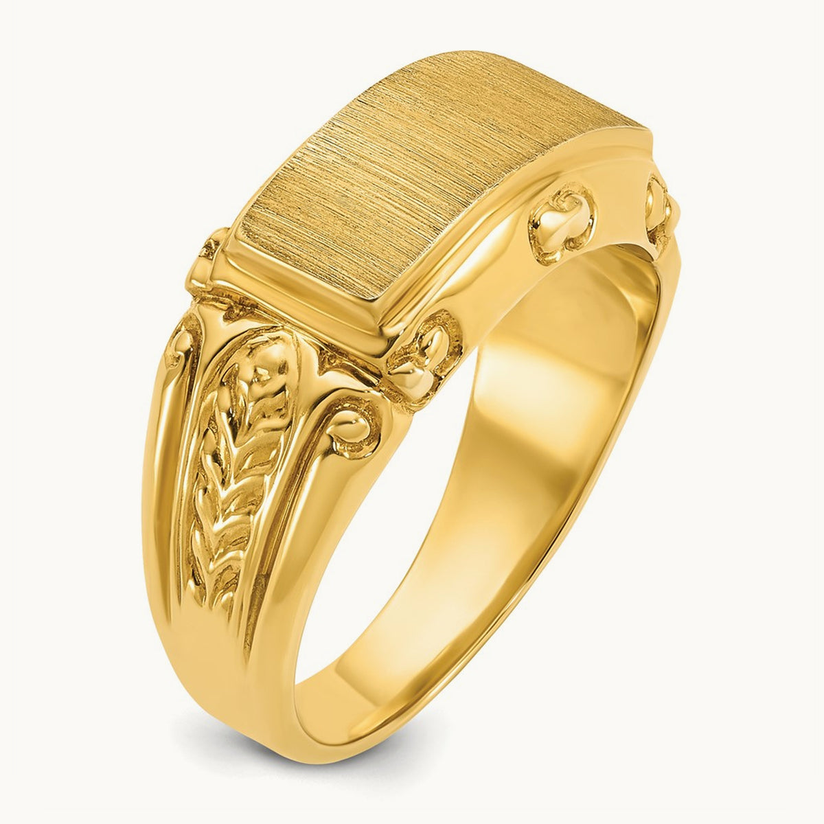 Men's Signet Ring — IBGoodman — photo set