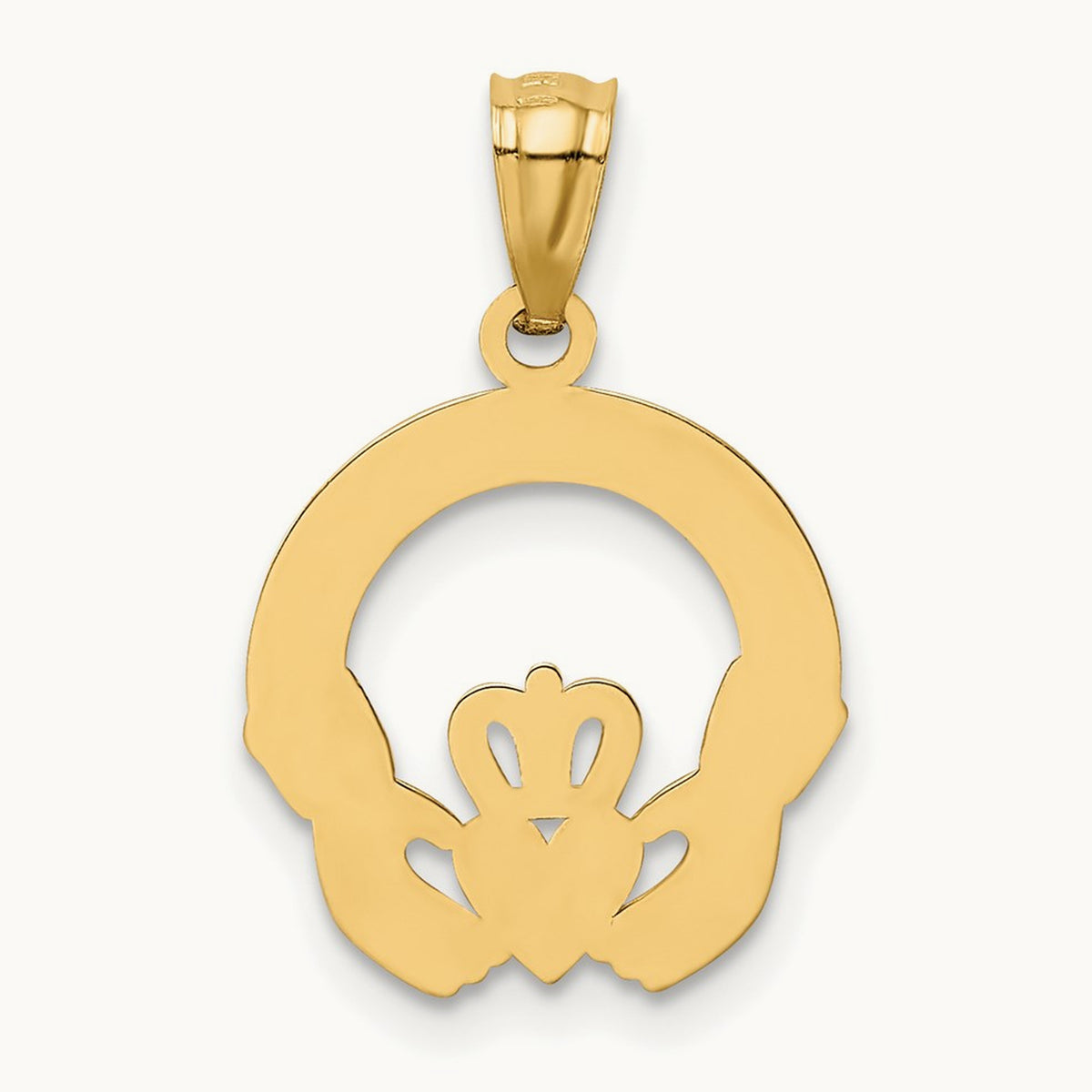 Claddagh Charm, 14K