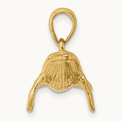 3-D Textured Underside Humpback Whale Charm — photo set