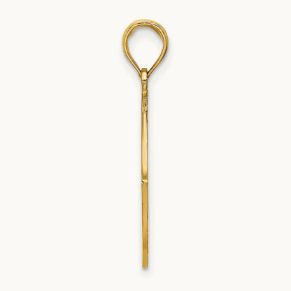LONG BEACH ISLAND w/ Dolphins Charm, 14K