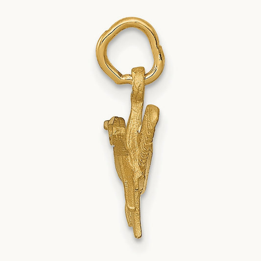 Comb and Scissors Charm, 14K