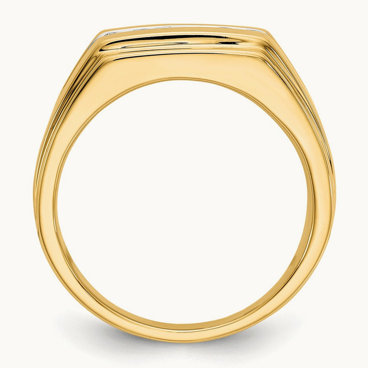 Diamond 6-stone Mens Ring, 14K