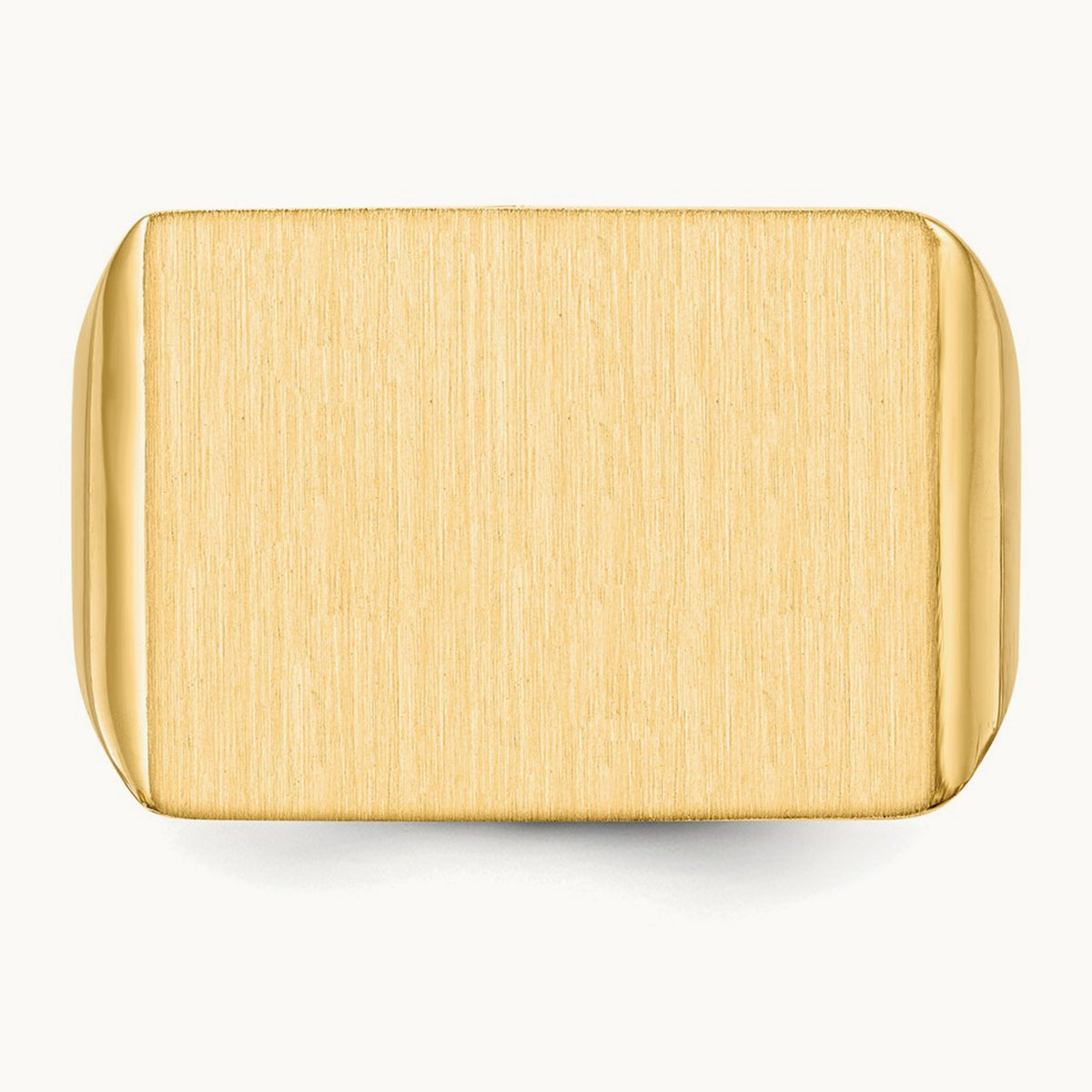 Open Back Mens Signet Ring — photo set