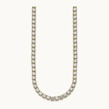 Straight Tennis Necklace, 56 1/4-74 1/4 ct Lab-Grown Diamond