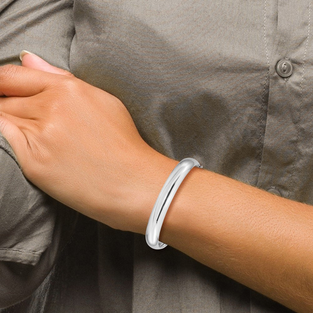 High Polished Hinged Bangle — 10.00mm