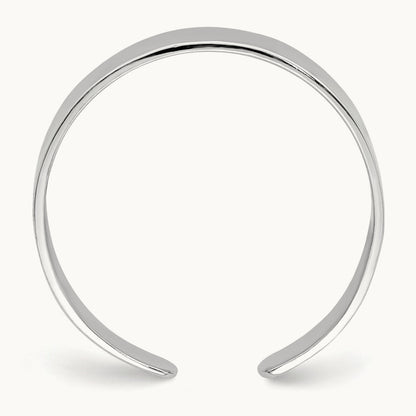 Adjustable Polished Band Toe Ring — 14K White Gold