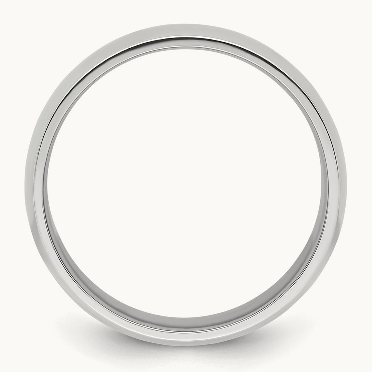 Half-Round Comfort Fit Lightweight Band — 8mm