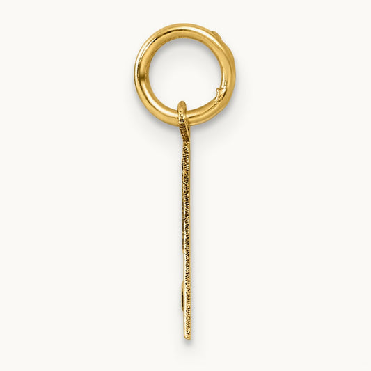 Initial Pendant, 14K Yellow Gold