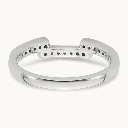 Diamond Wedding Band, 14K White Gold