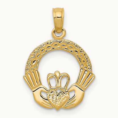 Claddagh Charm, 14K