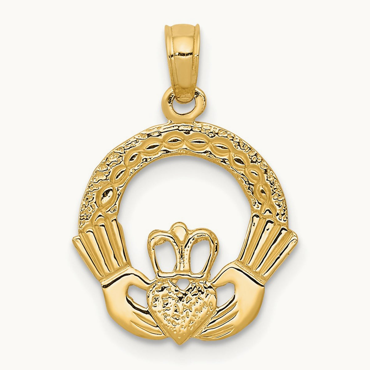 Claddagh Charm, 14K