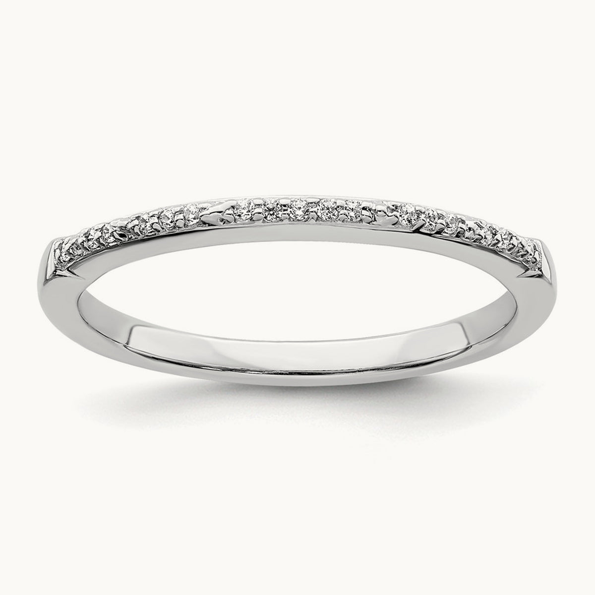 Diamond Band, 10K White Gold