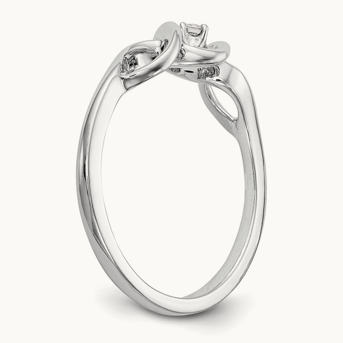 First Promise Complete Diamond Promise/Engagement Ring, 14K White Gold