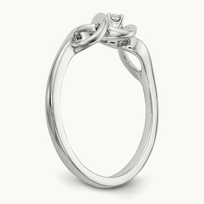 First Promise Complete Diamond Promise/Engagement Ring, 14K White Gold
