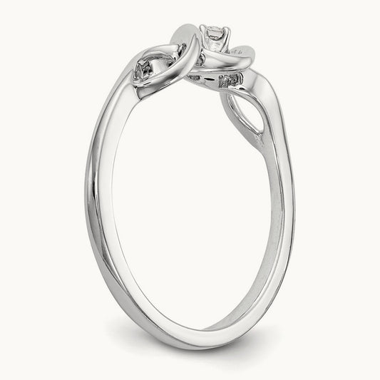 First Promise Complete Diamond Promise/Engagement Ring, 14K White Gold