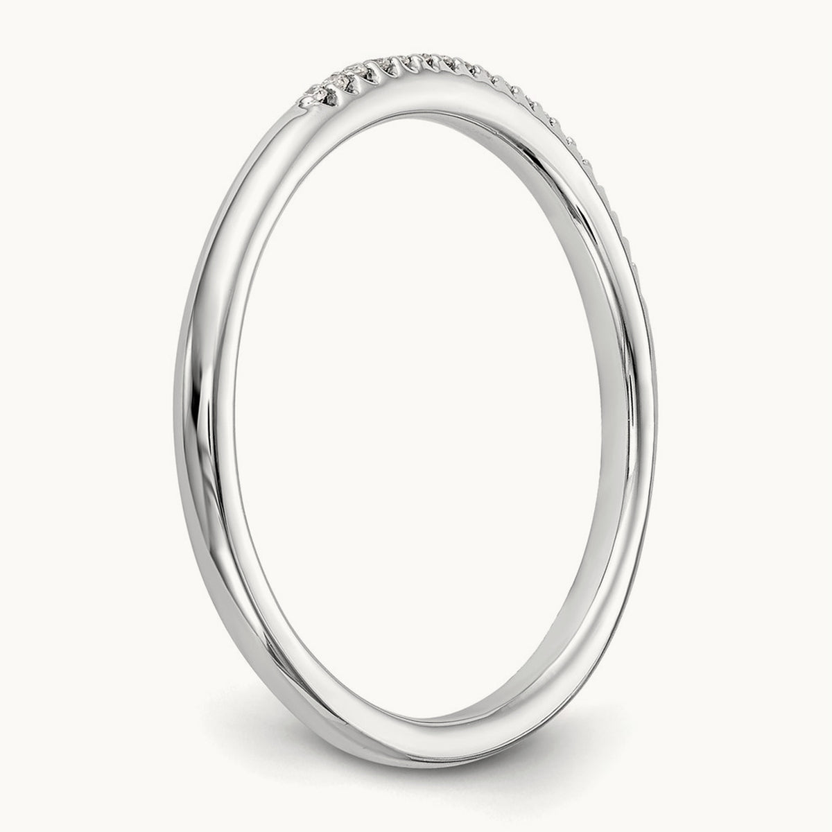 Diamond Band, 14K White Gold