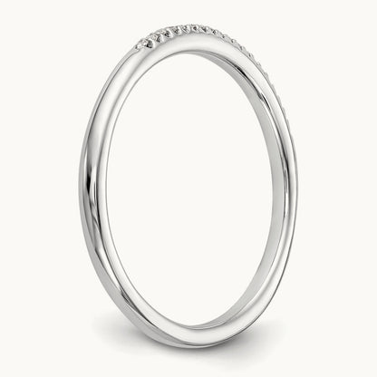 Diamond Band, 14K White Gold
