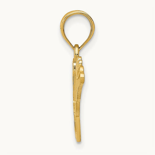 Rabbit Charm, 14K