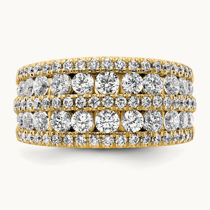 Fashion Band, 2.25 ct tw Lab-Grown Diamond — 14K Yellow Gold