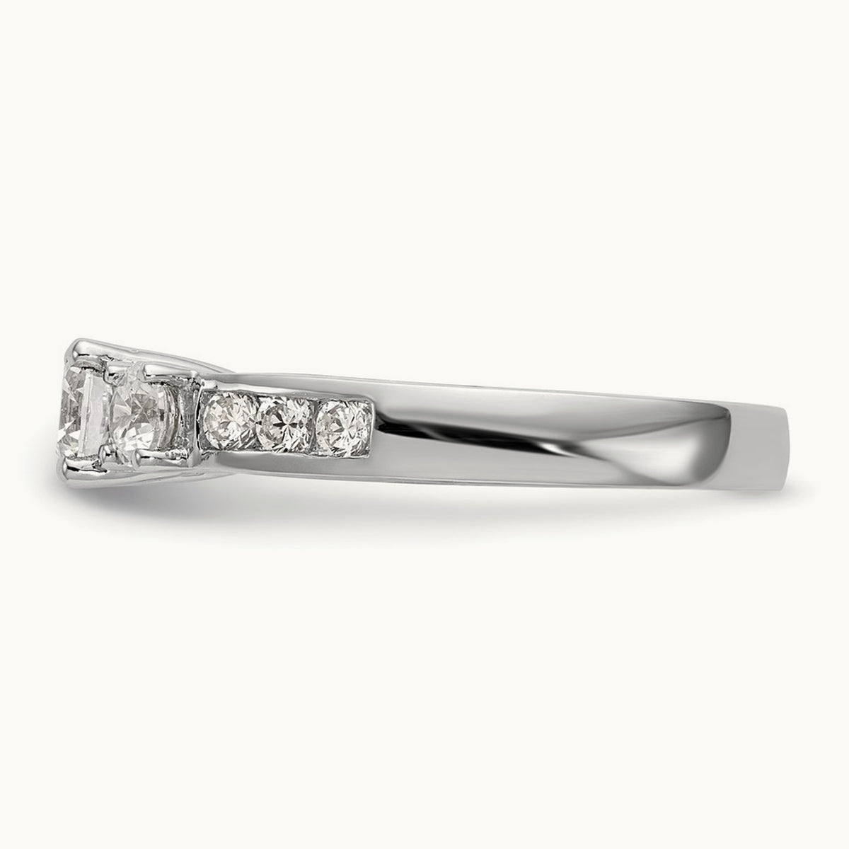 3-Stone Semi-Mount Engagement Ring, 0.50 ct tw