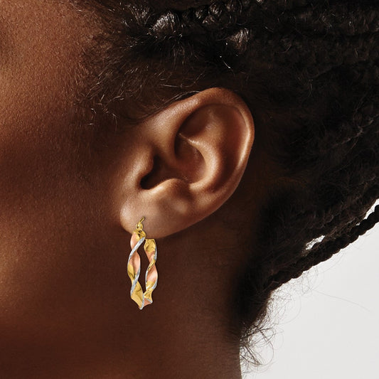 & Twisted Hoop Earrings — photo set