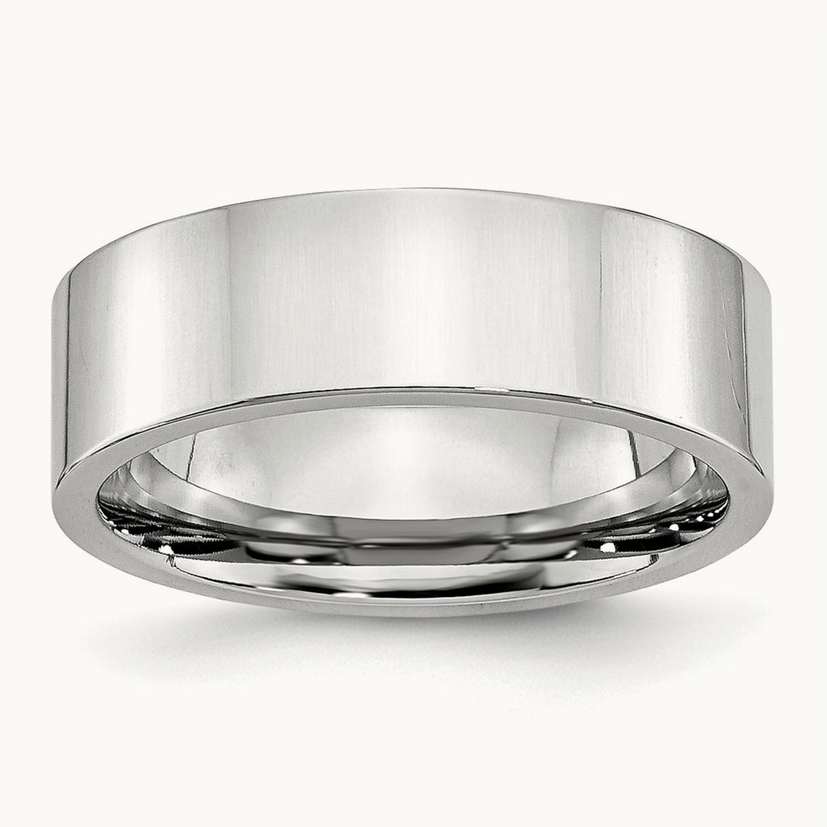 Cobalt Flat Polished Band — 7mm (2)