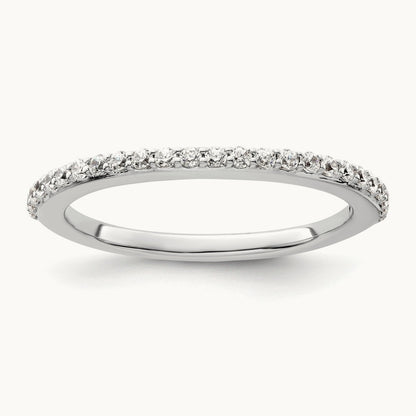 Diamond Band, 14K White Gold