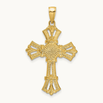 Polished Fancy Cross Pendant — photo set