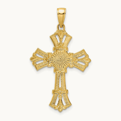 Polished Fancy Cross Pendant — photo set