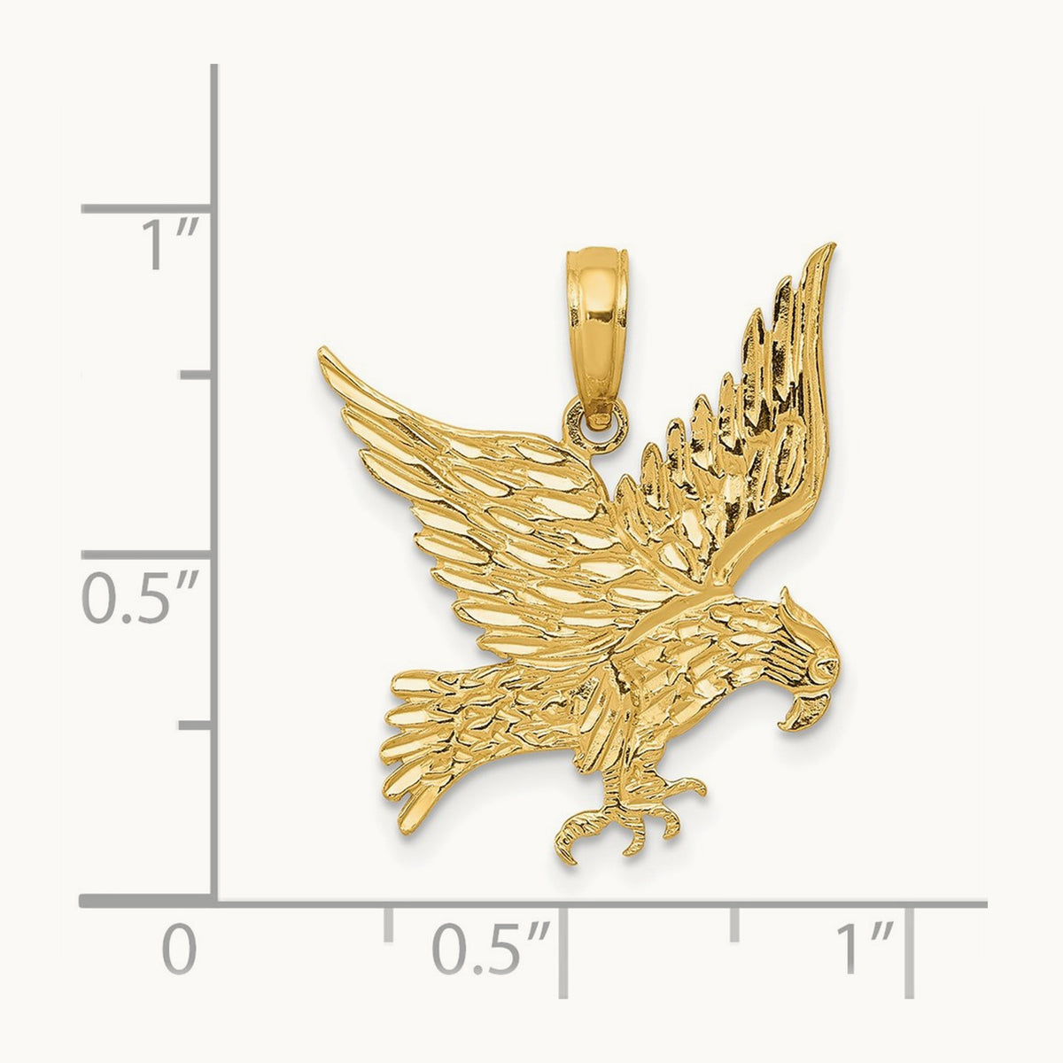 Eagle Pendant, 14K