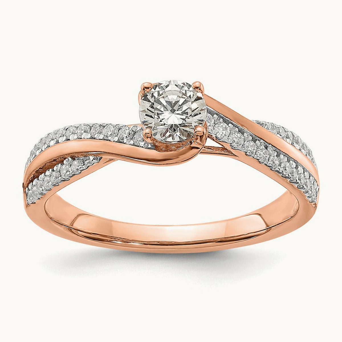 Semi-Mount Engagement Ring, 0.15 ct tw