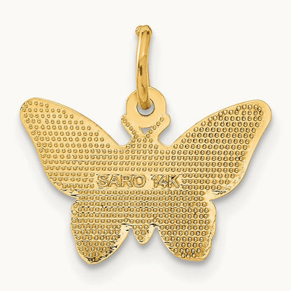 Butterfly Charm, 14K
