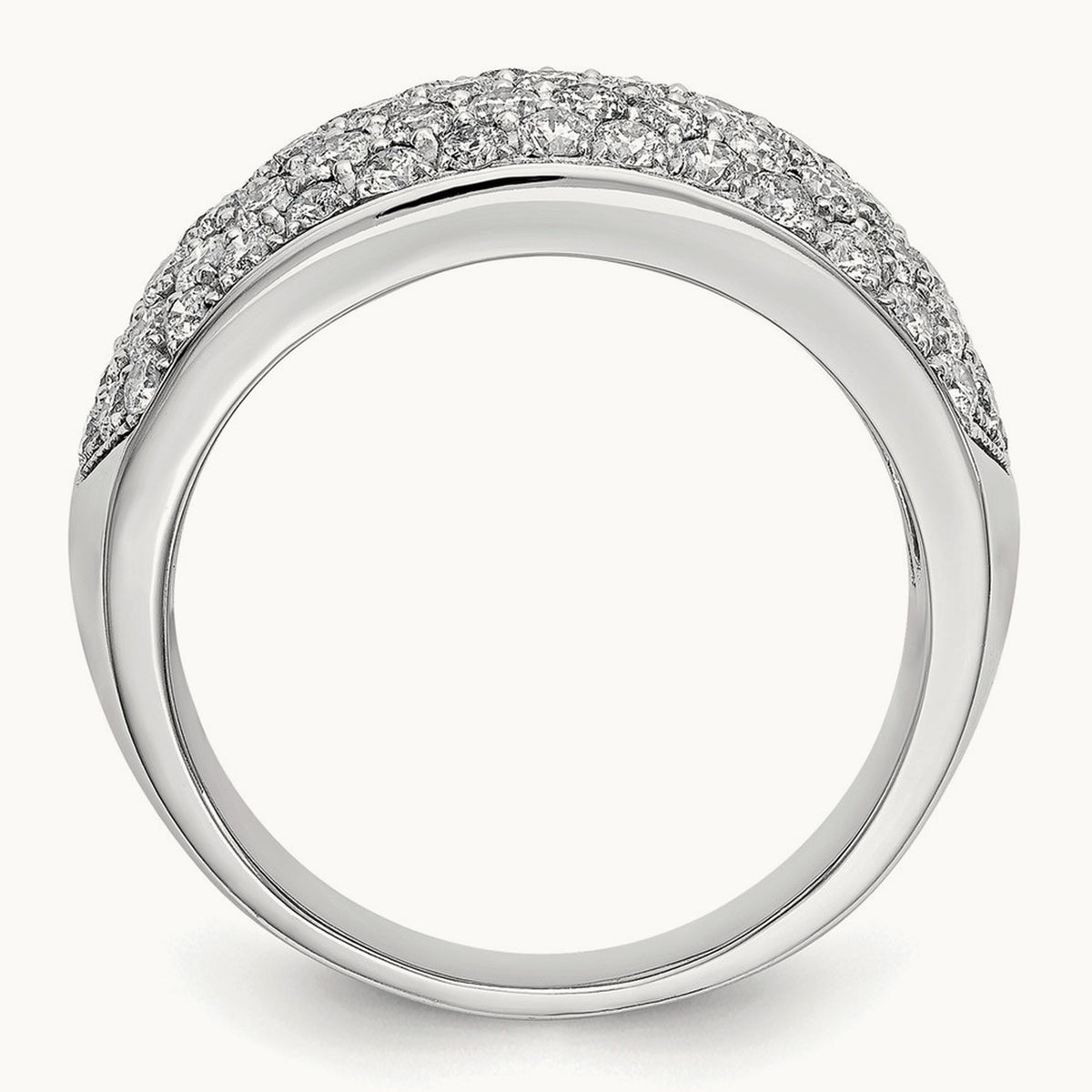 Diamond Band, 14K White Gold
