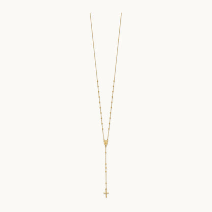 Polished Rosary, 14K