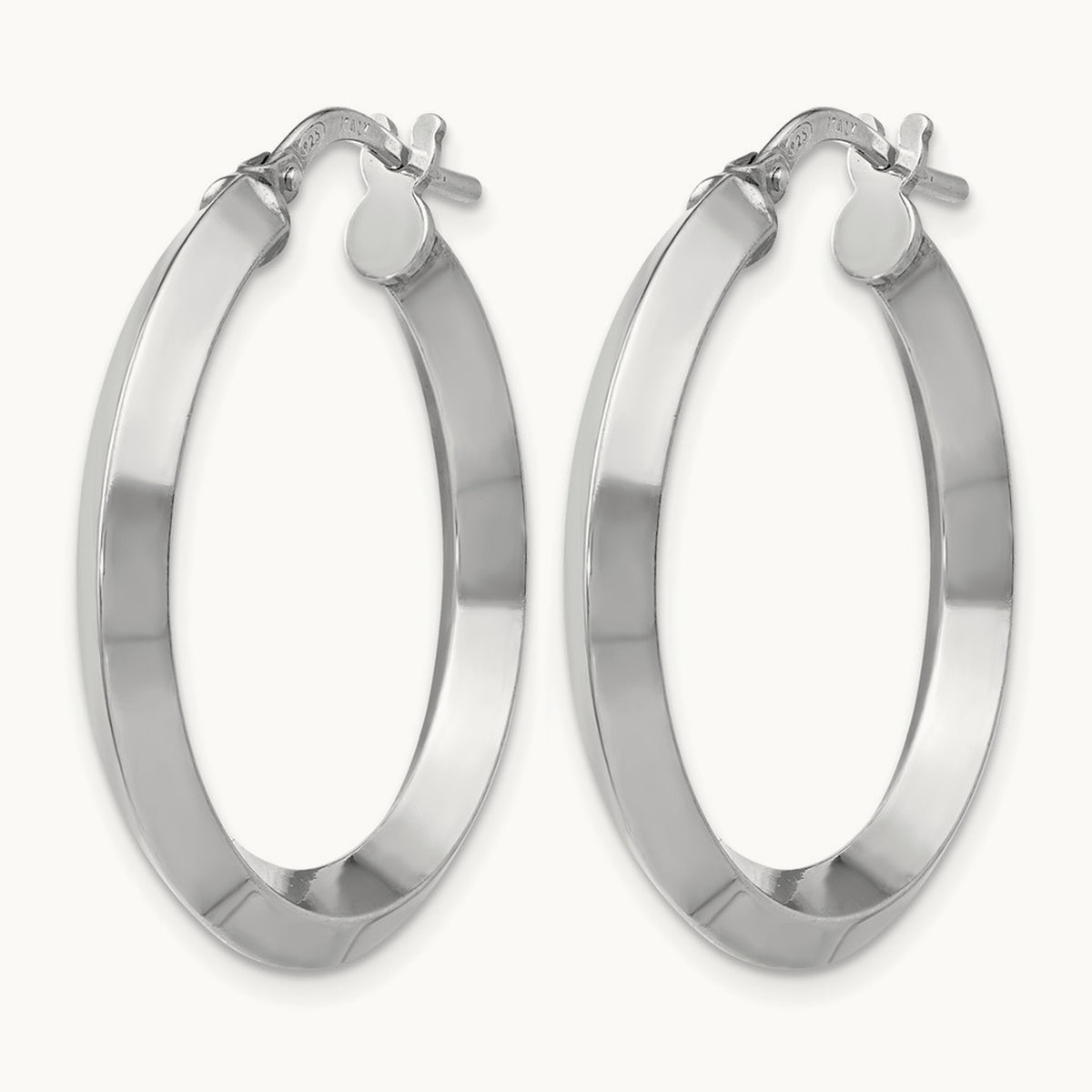 RH- Polished Hoop Earrings — Leslie's — photo set