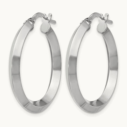 RH- Polished Hoop Earrings — Leslie's — photo set