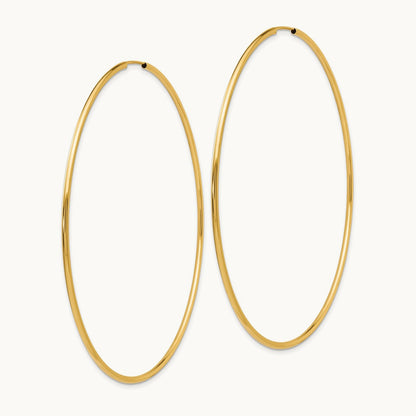 Polished Endless Hoop Earrings