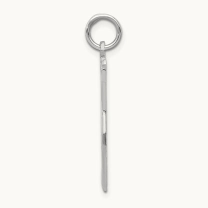 Scissors Charm, 14K White Gold