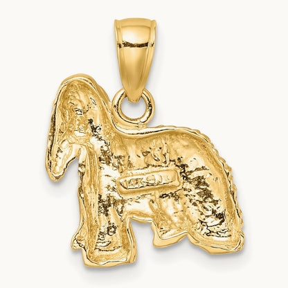 Cocker Spaniel Dog Charm, 14K