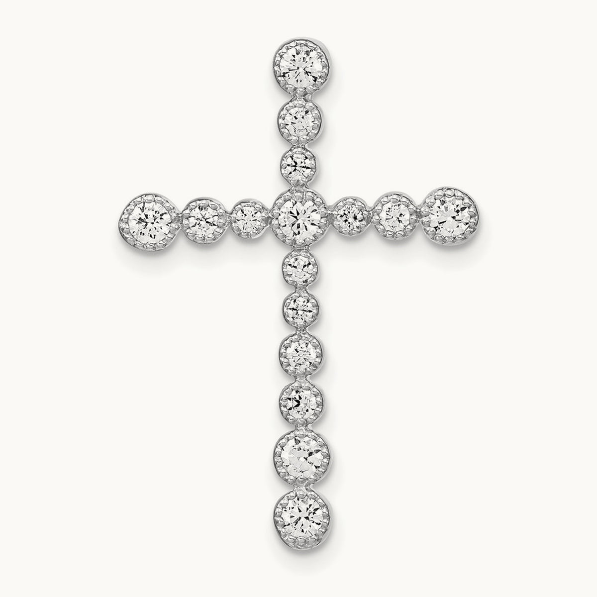 Cross Chain Slide, 0.50 ct tw Lab-Grown Diamond