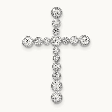 Cross Chain Slide, 0.50 ct tw Lab-Grown Diamond