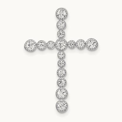 Cross Chain Slide, 0.50 ct tw Lab-Grown Diamond