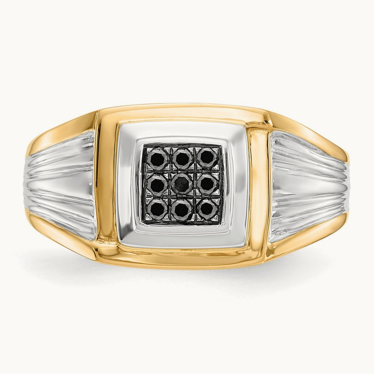 Black Diamond Mens Ring — photo set